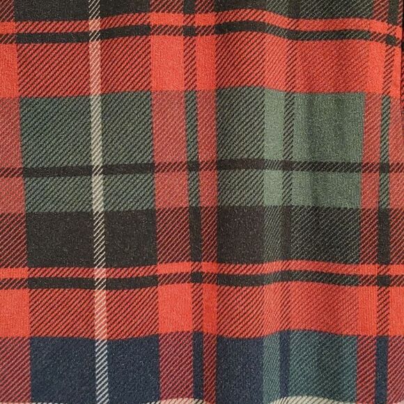 Climate Right by CuddlDuds fleece plaid base layer leggings - Picture 4 of 8